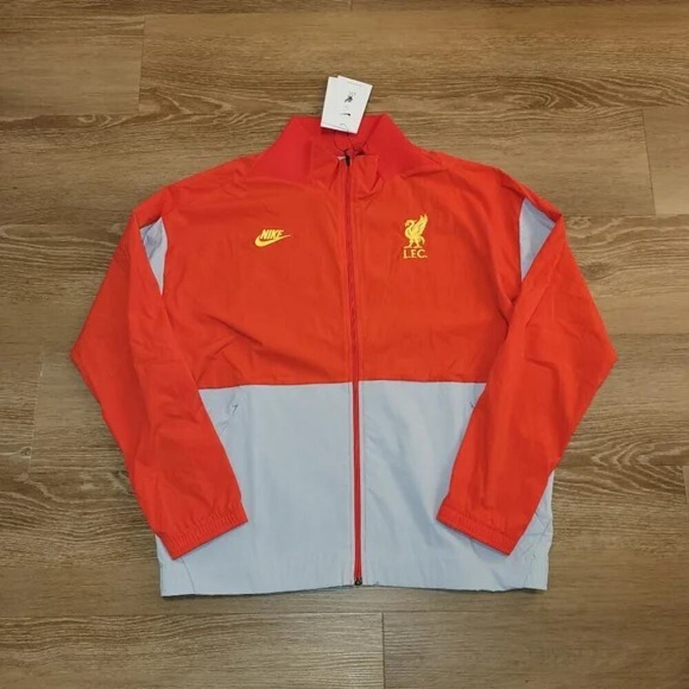 Nike Liverpool F.C. Womens Full-Zip Football Soccer Track Jacket Sz S DB8145-617